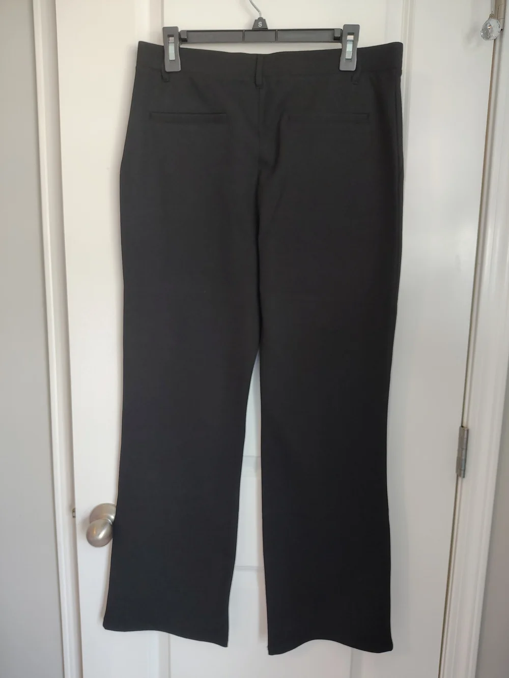Ultra-Stretch Ponte Bootcut Black Pants Quince - Women's Size Large NWT - Picture 8 of 14